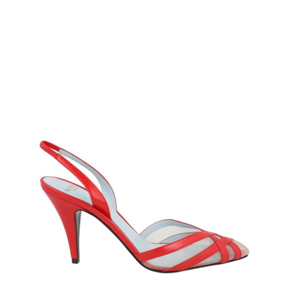 Valentino ImpuDance Slingback Pumps Red Womens